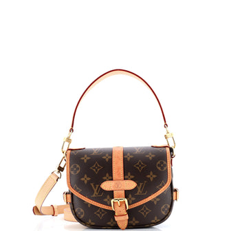 Louis Vuitton Saumur Handbag Monogram Canvas BB