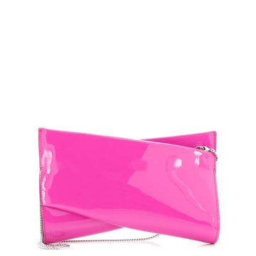 Christian Louboutin Loubitwist Clutch On Chain Leather Small