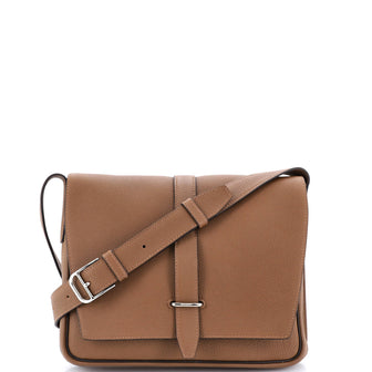 Hermes Steve Light Junior Messenger Bag Togo