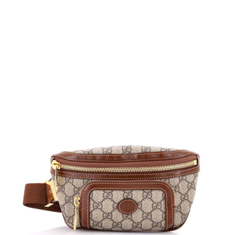 Gucci Interlocking G Patch Belt Bag GG Coated Canvas Large