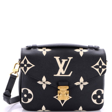 Louis Vuitton Pochette Metis Bicolor Monogram Empreinte Giant