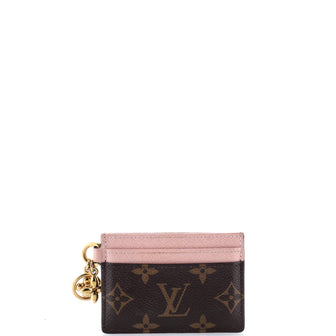 Louis Vuitton LV Charms Card Holder Monogram Canvas and Leather