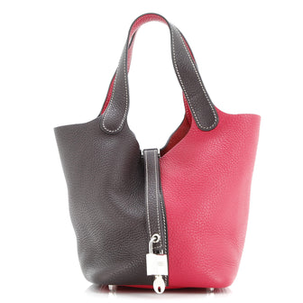 Hermes Casaque Picotin Lock Bag Clemence PM
