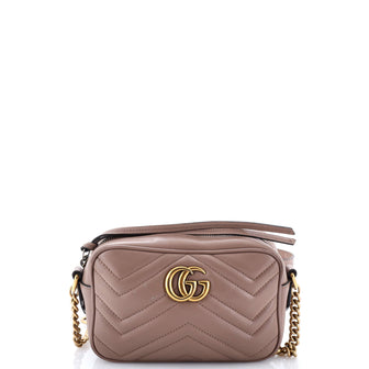 Gucci GG Marmont Shoulder Bag Matelasse Leather Mini