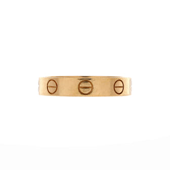 Cartier Love Wedding Band Ring 18K Yellow Gold