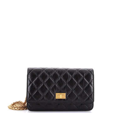 Chanel Reissue 2.55 Wallet on Chain Quilted Aged Calfskin