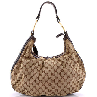 Gucci Interlocking Hobo GG Canvas Medium