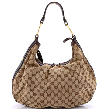 Gucci Interlocking Hobo GG Canvas Medium