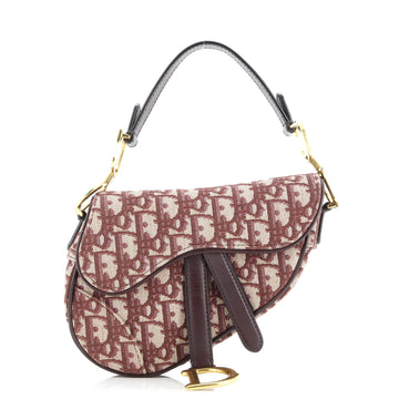 Christian Dior Saddle Handbag Oblique Canvas Mini