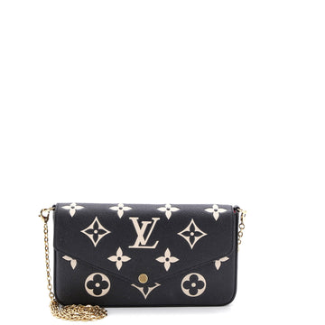 Louis Vuitton Felicie Pochette Bicolor Monogram Empreinte Giant