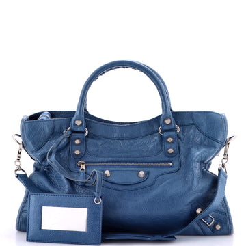 Balenciaga City Classic Studs Bag Leather Medium