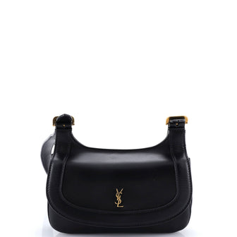 Saint Laurent Charlie Shoulder Bag Leather Small