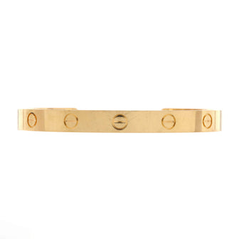 Cartier Love Cuff Bracelet 18K Yellow Gold