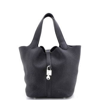 Hermes Picotin Lock Bag Clemence MM