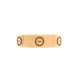 Cartier Love Band Ring 18K Yellow Gold
