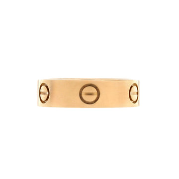Cartier Love Band Ring 18K Yellow Gold