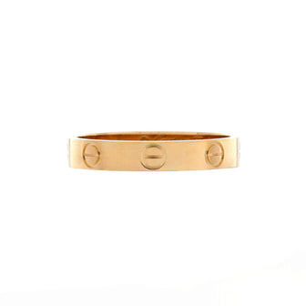 Cartier Love Wedding Band Ring 18K Yellow Gold
