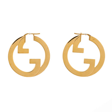 Gucci Blondie Hoop Earrings Metal Large