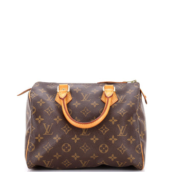 Louis Vuitton Speedy Handbag Monogram Canvas 25