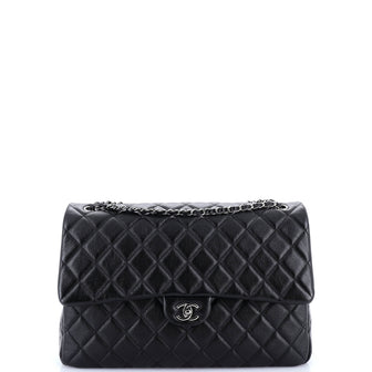 Chanel XXL Travel Flap Bag Quilted Calfskin Small