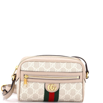 Gucci Ophidia Shoulder Bag GG Coated Canvas Mini