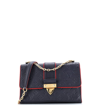Louis Vuitton Saint Sulpice Handbag Monogram Empreinte Leather PM