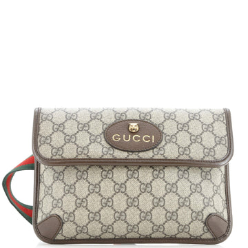 Gucci Neo Vintage Flap Belt Bag GG Coated Canvas