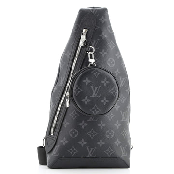 Louis Vuitton Duo Sling Bag Monogram Eclipse Canvas