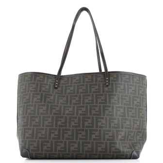 Fendi Roll Tote Zucca Coated Canvas Medium