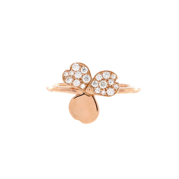 Tiffany & Co. Paper Flowers Ring 18K Rose Gold with Diamonds