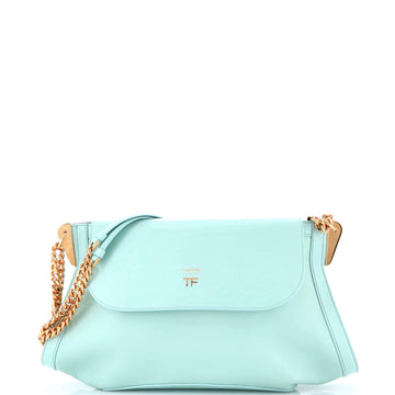 Tom Ford Chain Flap Shoulder Bag Leather