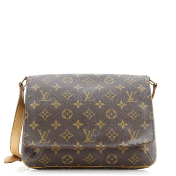 Louis Vuitton Musette Tango Handbag Monogram Canvas