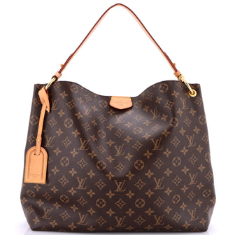 Louis Vuitton Graceful Handbag Monogram Canvas MM