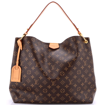 Louis Vuitton Graceful Handbag Monogram Canvas MM