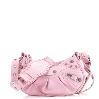 Balenciaga Le Cagole Giant Studs Shoulder Bag Leather XS