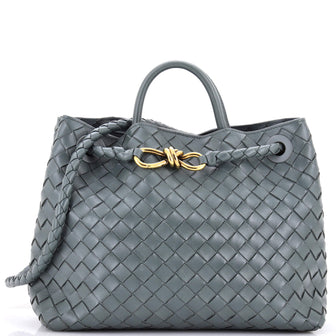 Bottega Veneta Andiamo Top Handle Bag Intrecciato Nappa Medium