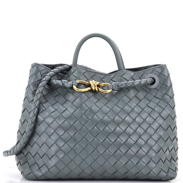 Bottega Veneta Andiamo Top Handle Bag Intrecciato Nappa Medium