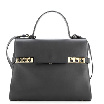 Delvaux Tempete Top Handle Bag Leather GM
