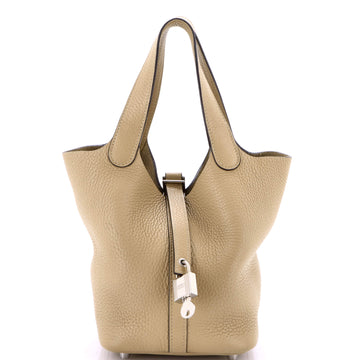 Hermes Picotin Lock Bag Clemence PM