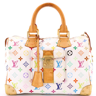 Louis Vuitton Speedy Handbag Monogram Multicolor 30