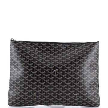 Goyard Senat Zip Pouch Coated Canvas GM