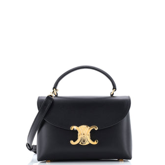 Celine Nino Top Handle Bag Leather Teen