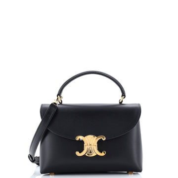 Celine Nino Top Handle Bag Leather Teen