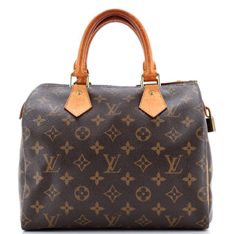 Louis Vuitton Speedy Handbag Monogram Canvas 25