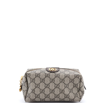Gucci Ophidia Cosmetic Pouch GG Coated Canvas Small