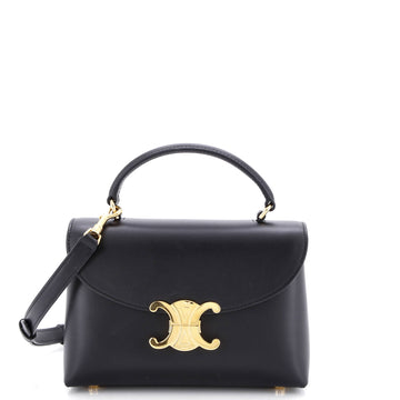 Celine Nino Top Handle Bag Leather Teen