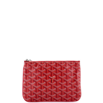 Goyard Senat Zip Pouch Coated Canvas PM