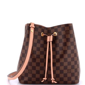 Louis Vuitton NeoNoe Handbag Damier with Leather MM
