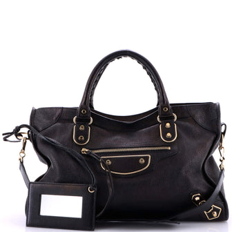 Balenciaga City Classic Metallic Edge Bag Leather Medium