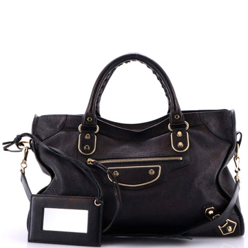 Balenciaga City Classic Metallic Edge Bag Leather Medium